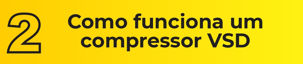 Como funciona um compressor VSD