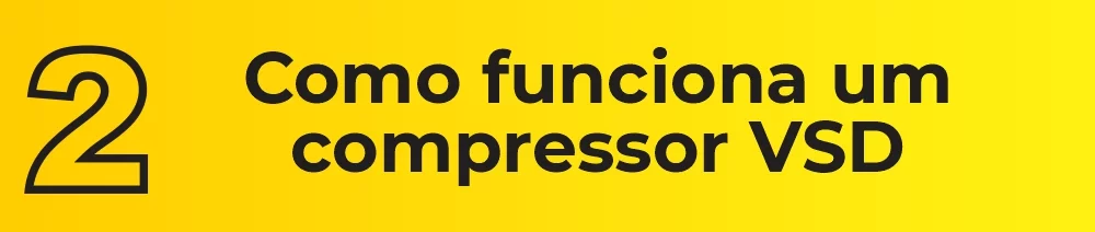 Como funciona um compressor VSD